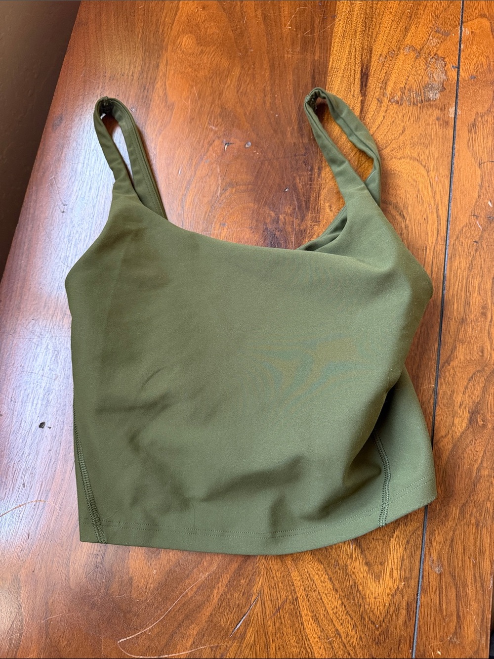 XS old navy Olive Green Crop Tank Top - Longline Sleeveless Women's Top